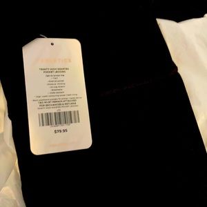 Trinity high waisted legging L in black